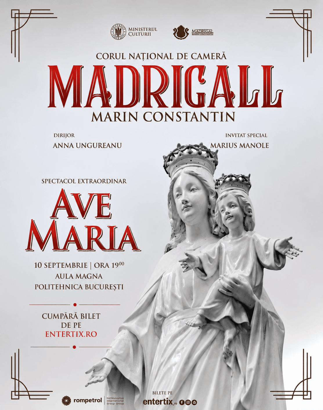 MADRIGAL: AVE MARIA | CU MARIUS MANOLE - Poster